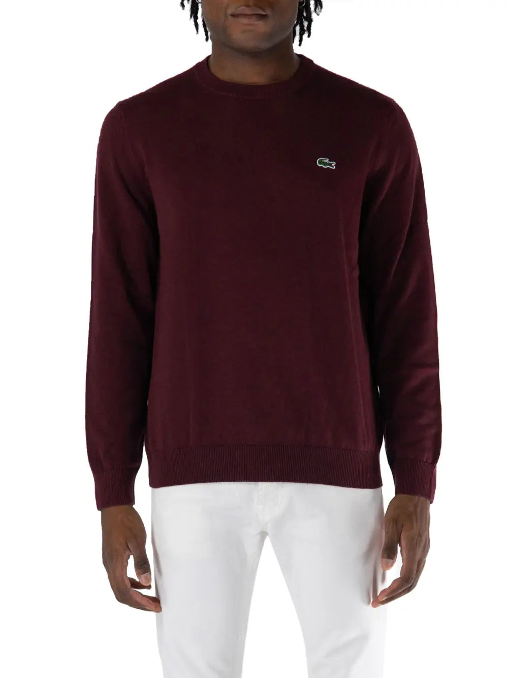 Pullover Lacoste Uomo Bordeaux Lacoste  Angolo dello Sport