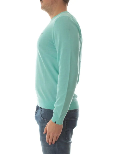 Pullover Sun 68 Uomo Round Neck Solid Turchese Sun 68  Angolo dello Sport