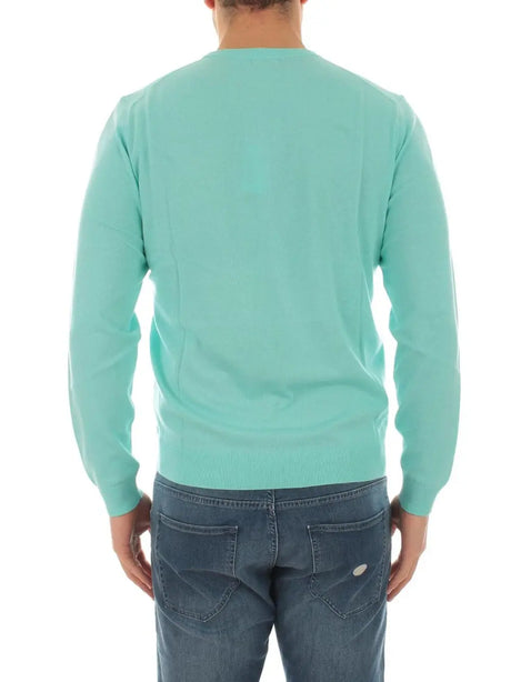 Pullover Sun 68 Uomo Round Neck Solid Turchese Sun 68  Angolo dello Sport