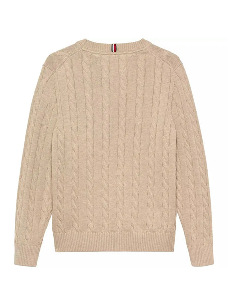 Pullover Tommy Hilfiger Bambino - Beige