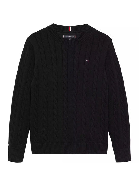 Pullover Tommy Hilfiger Bambino - Nero