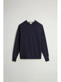 Pullover Woolrich LAMBSWOOL CREWNECK Uomo - Blu
