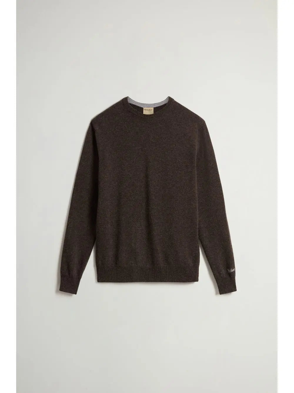 Pullover Woolrich LAMBSWOOL CREWNECK Uomo - Marrone