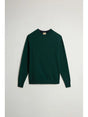 Pullover Woolrich LAMBSWOOL CREWNECK Uomo - Verde