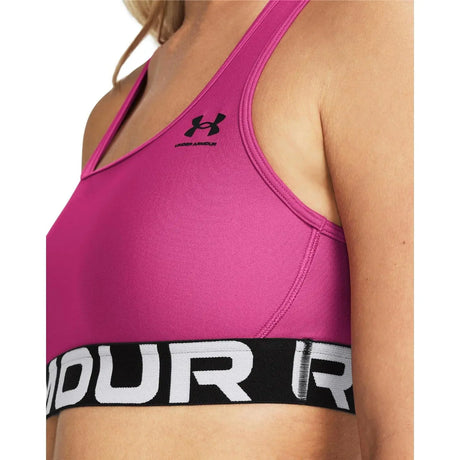 Reggiseno UNDER ARMOUR Donna UA HG AUTHENTICS MID BRANDED Rosa UNDER ARMOUR  Angolo dello Sport