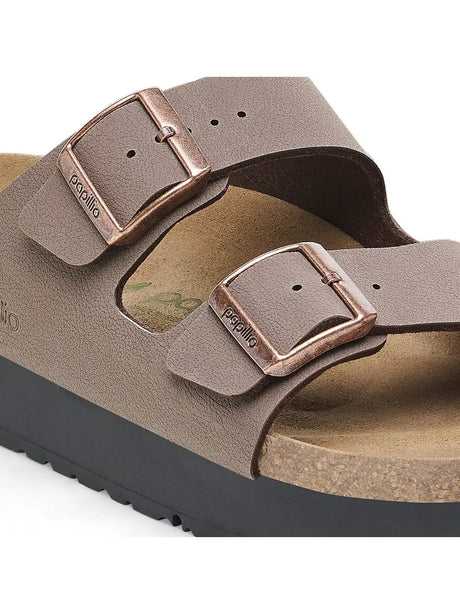 Sandali Birkenstock ARIZONA PAP Flex Platform Donna - Marrone