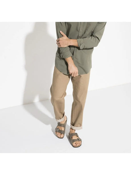 Sandali Birkenstock ARIZONA SFB Uomo - Verde
