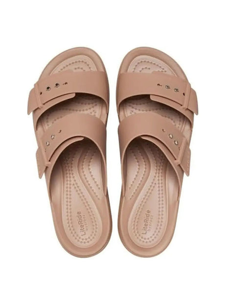 Sandali Crocs Donna Crocs Brooklyn Beige Crocs  Angolo dello Sport