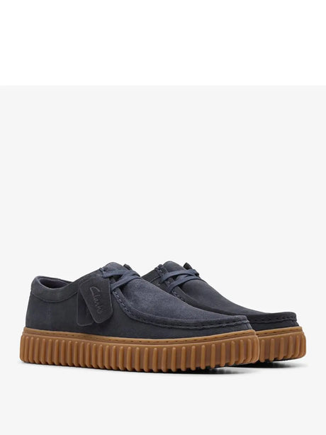 Scarpe Clarks torhill lo Uomo - Navy