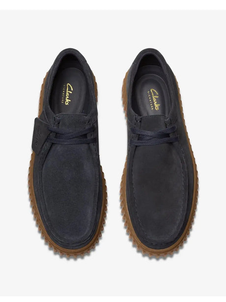 Scarpe Clarks torhill lo Uomo - Navy