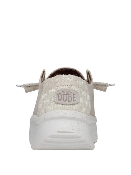 Scarpe In Tela Heydude Donna Wendy Peak Chambray Avorio Hey Dude  Angolo dello Sport