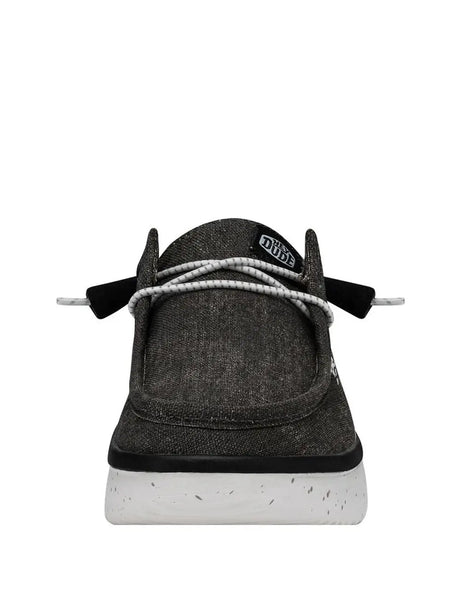 Scarpe In Tela Heydude Donna Wendy Peak Chambray Nero Hey Dude  Angolo dello Sport