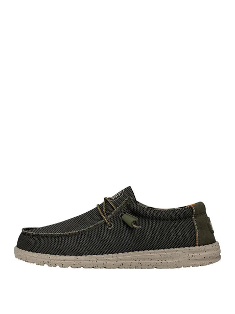 Scarpe In Tela Heydude Uomo Wally Sox Verde Hey Dude  Angolo dello Sport
