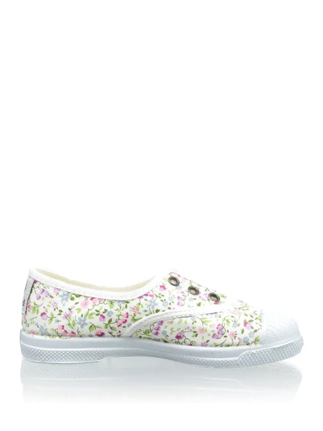 Scarpe In Tela Natural World Bambina Ingles Liberty Tintado Bianco Natural World  Angolo dello Sport