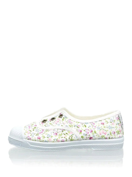 Scarpe In Tela Natural World Bambina Ingles Liberty Tintado Bianco Natural World  Angolo dello Sport