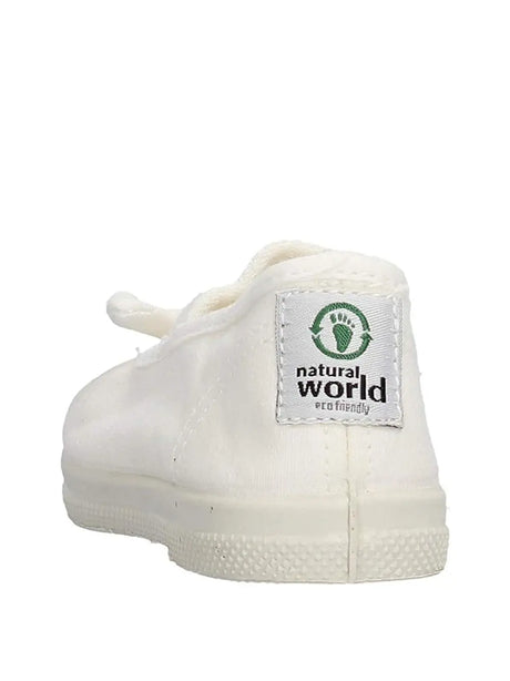 Scarpe In Tela Natural World Bambina Salon Lazo Tintado Bianco Natural World  Angolo dello Sport