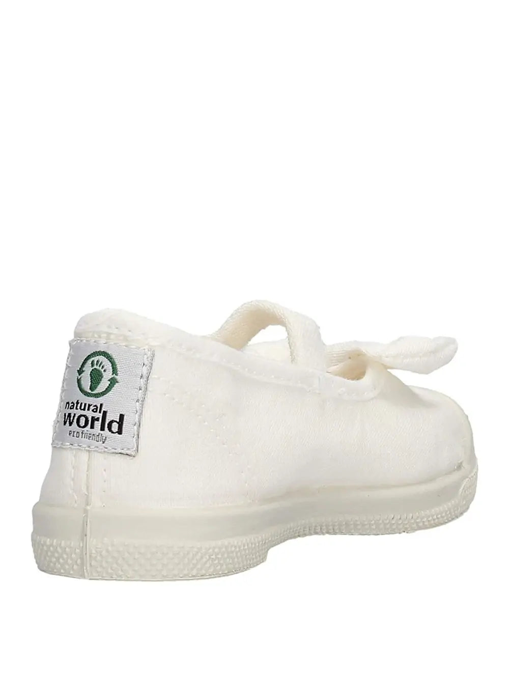 Scarpe In Tela Natural World Bambina Salon Lazo Tintado Bianco Natural World  Angolo dello Sport