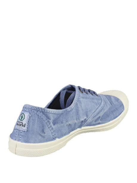 Scarpe In Tela Natural World Donna - Celeste