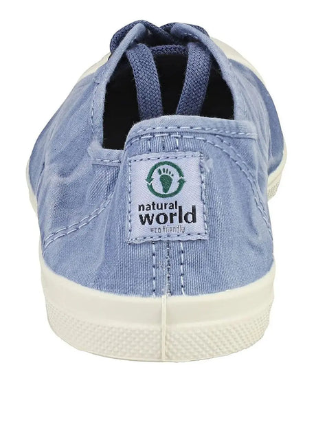 Scarpe In Tela Natural World Donna - Celeste