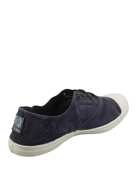 Scarpe In Tela Natural World Donna Ingles Elastico Enzimatico Blu Natural World  Angolo dello Sport
