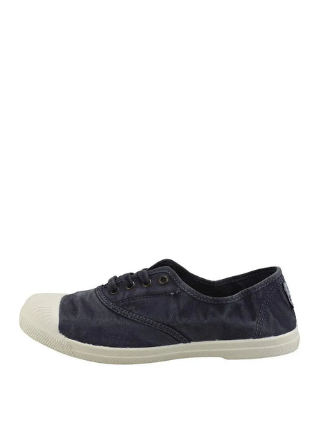 Scarpe In Tela Natural World Donna Ingles Elastico Enzimatico Blu Natural World  Angolo dello Sport