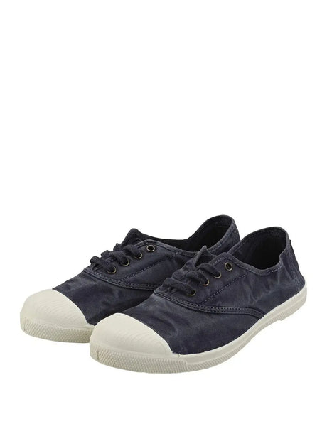Scarpe In Tela Natural World Donna Ingles Elastico Enzimatico Blu Natural World  Angolo dello Sport