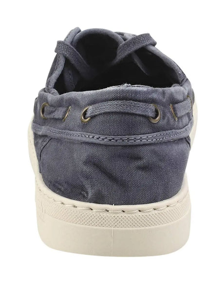 Scarpe In Tela Natural World Uomo - Blu