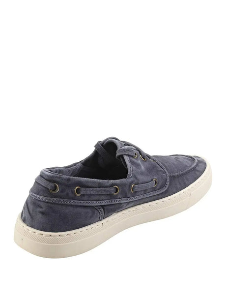 Scarpe In Tela Natural World Uomo Nautico Enzimatico Blu Natural World  Angolo dello Sport