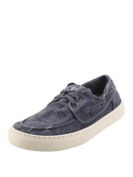 Scarpe In Tela Natural World Uomo Nautico Enzimatico Blu Natural World  Angolo dello Sport