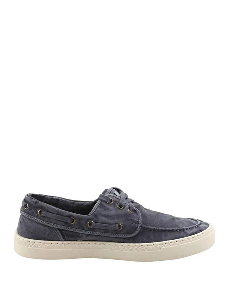 Scarpe In Tela Natural World Uomo Nautico Enzimatico Blu Natural World  Angolo dello Sport