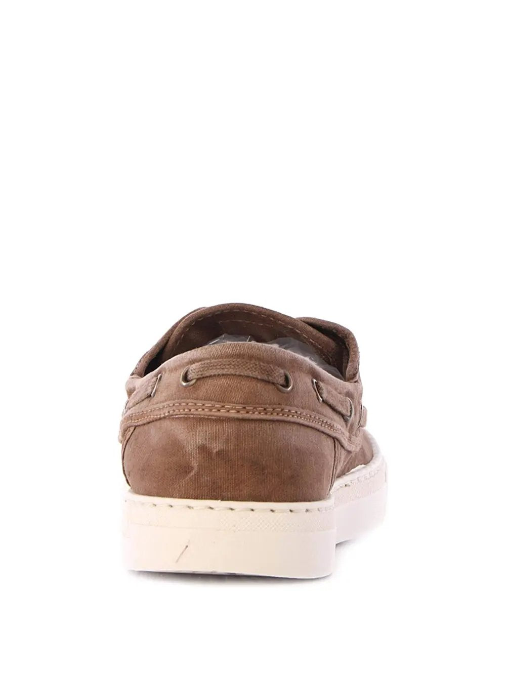 Scarpe In Tela Natural World Uomo Nautico Enzimatico Marrone Natural World  Angolo dello Sport