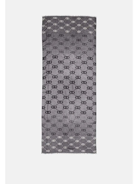 Sciarpa Liu Jo DEGRADE LOGO 70X180 Donna - Nero