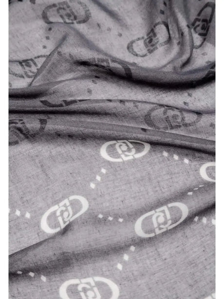 Sciarpa Liu Jo DEGRADE LOGO 70X180 Donna - Nero