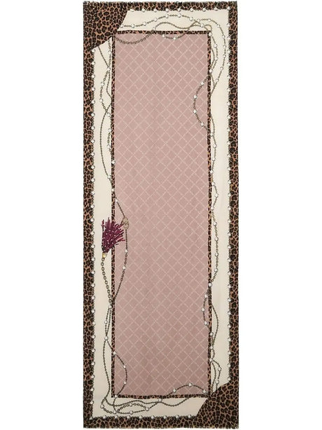 Sciarpa Liu Jo PEARLS ANIMAL 70X180 Donna - Bianco