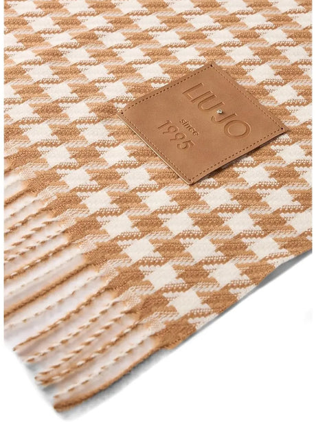 Sciarpa Liu Jo STOLA MIX PATTERN JACQUARD Donna - Marrone