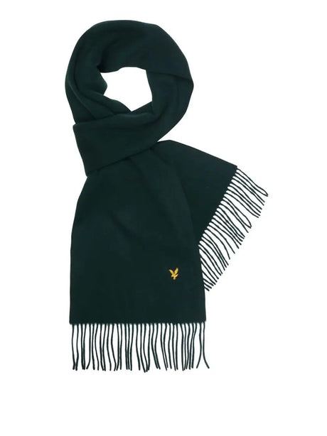 Sciarpa Lyle & Scott Uomo Lambswool Verde Lyle & Scott  Angolo dello Sport