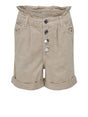 Shorts Only Bambina Cuba Paperbag Beige Only  Angolo dello Sport