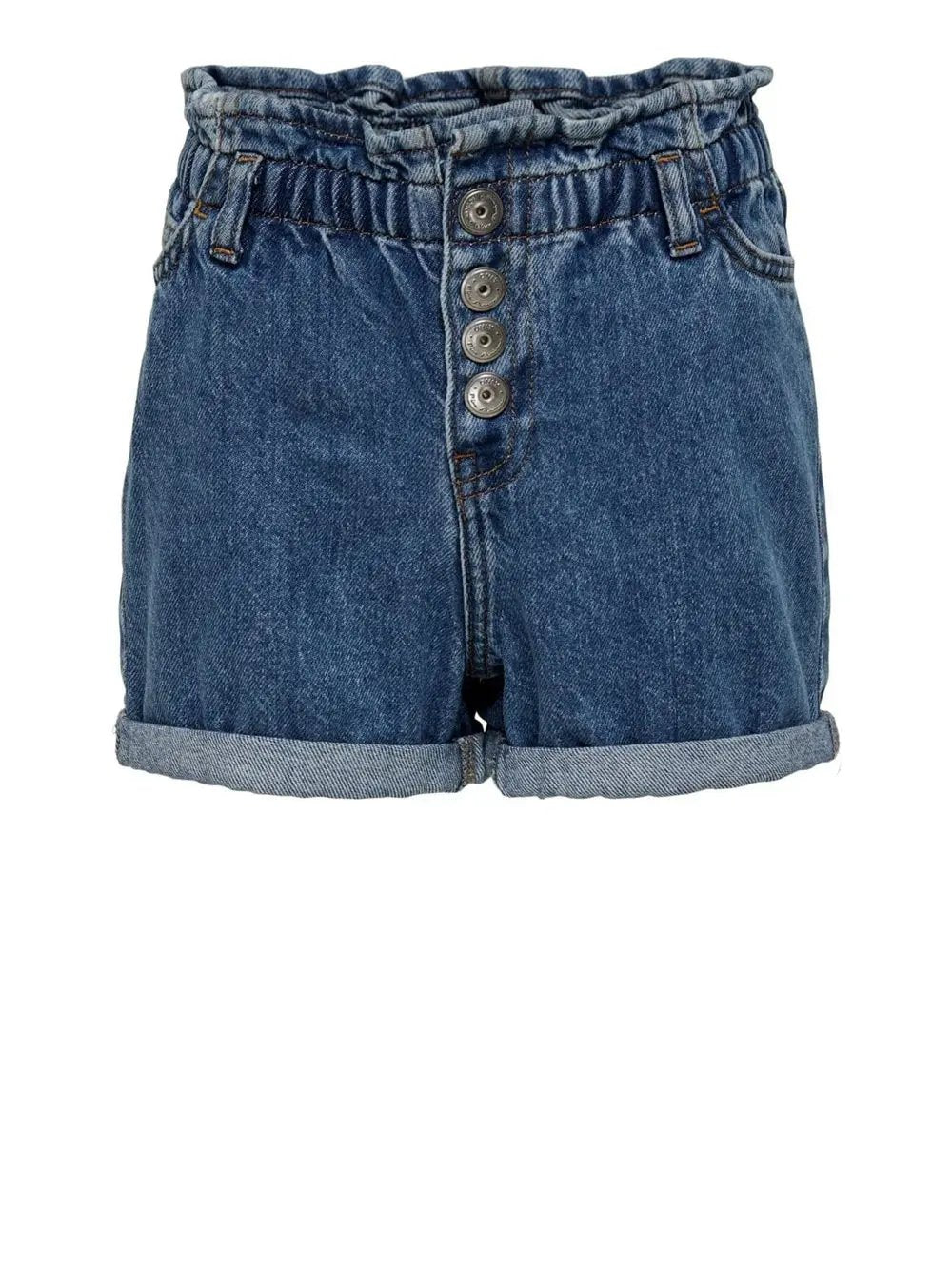 Shorts Only Bambina Cuba Paperbag Denim Only  Angolo dello Sport