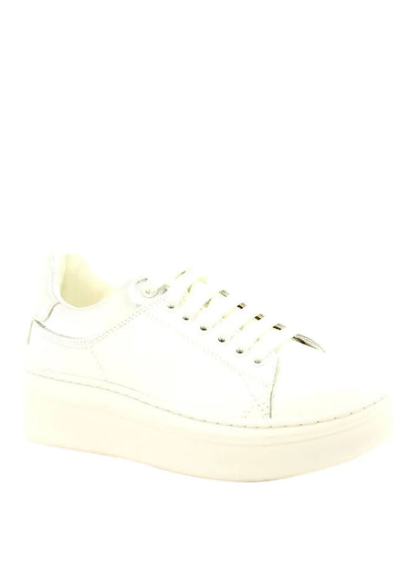 Sneakers Gaelle Donna Addict In Action Leather Con Inserti In Laminato Argento Gaelle  Angolo dello Sport