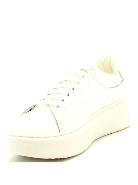 Sneakers Gaelle Donna Addict In Action Leather Con Inserti In Laminato Argento Gaelle  Angolo dello Sport