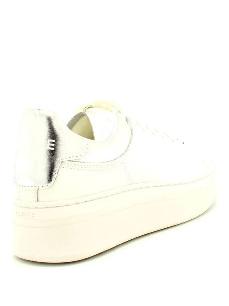 Sneakers Gaelle Donna Addict In Action Leather Con Inserti In Laminato Argento Gaelle  Angolo dello Sport