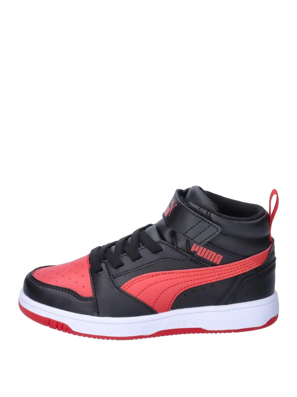Sneakers Puma Bambino Rebound V6 Mid Ac+ Ps Rosso Puma  Angolo dello Sport