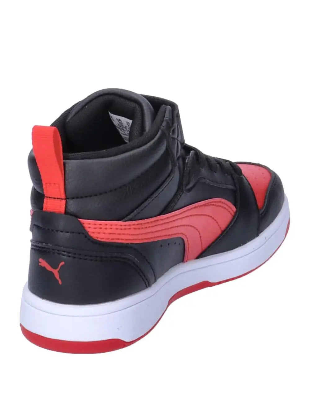 Sneakers Puma Bambino Rebound V6 Mid Ac+ Ps Rosso Puma  Angolo dello Sport