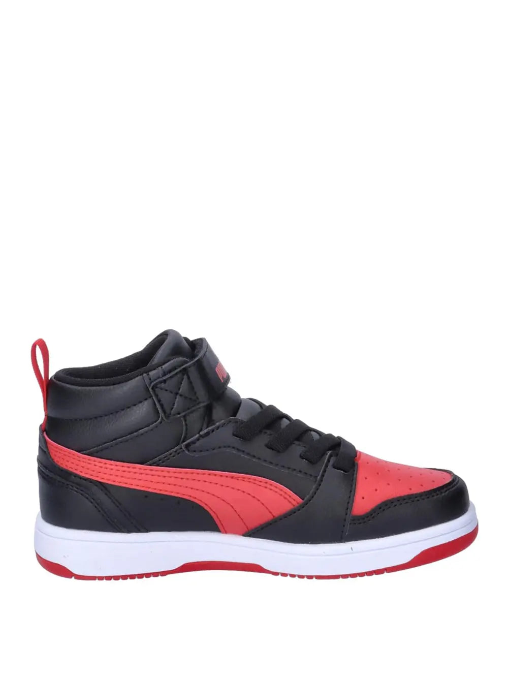 Sneakers Puma Bambino Rebound V6 Mid Ac+ Ps Rosso Puma  Angolo dello Sport
