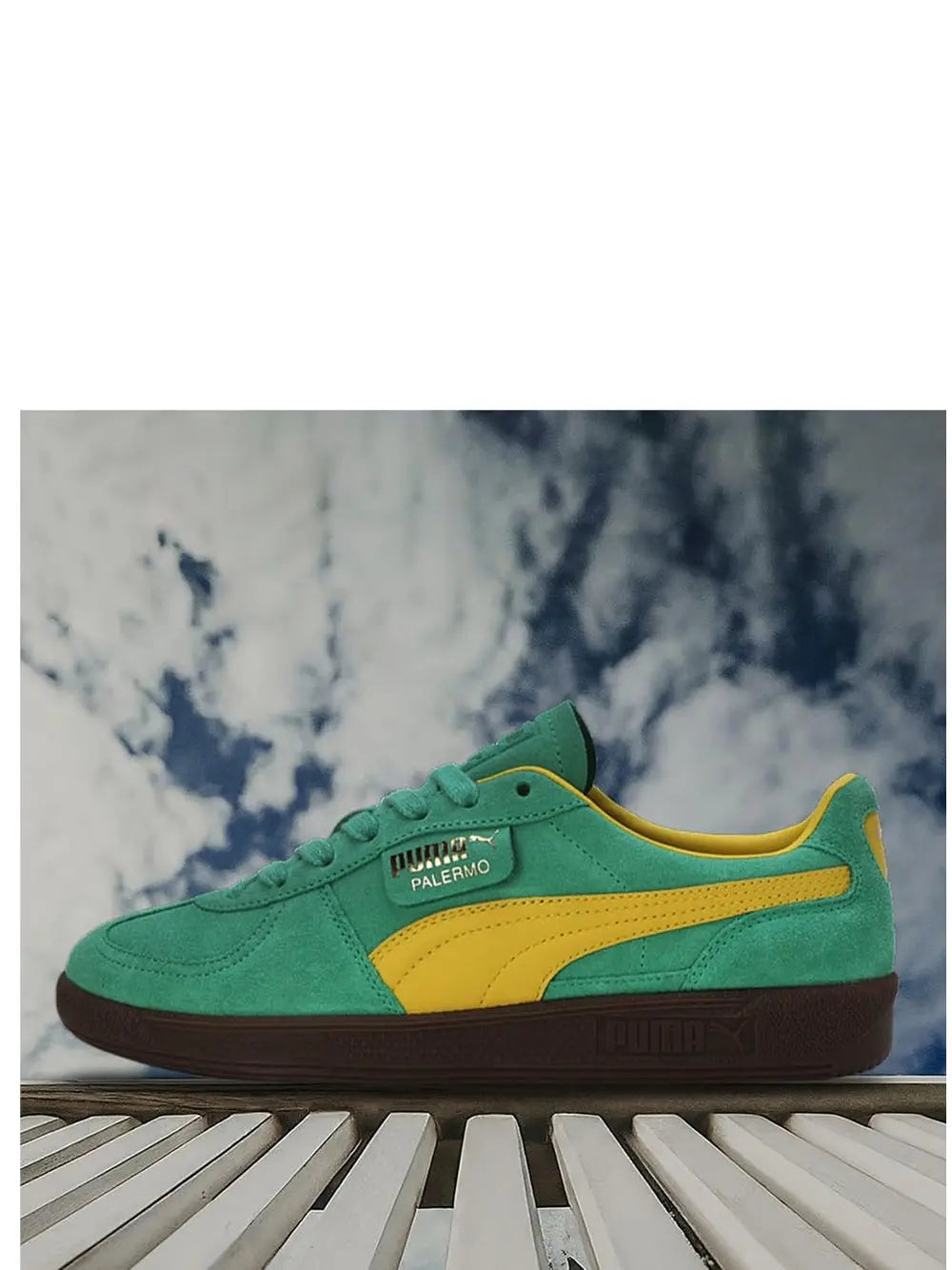 Sneakers Puma Unisex Palermo Turchese Puma  Angolo dello Sport