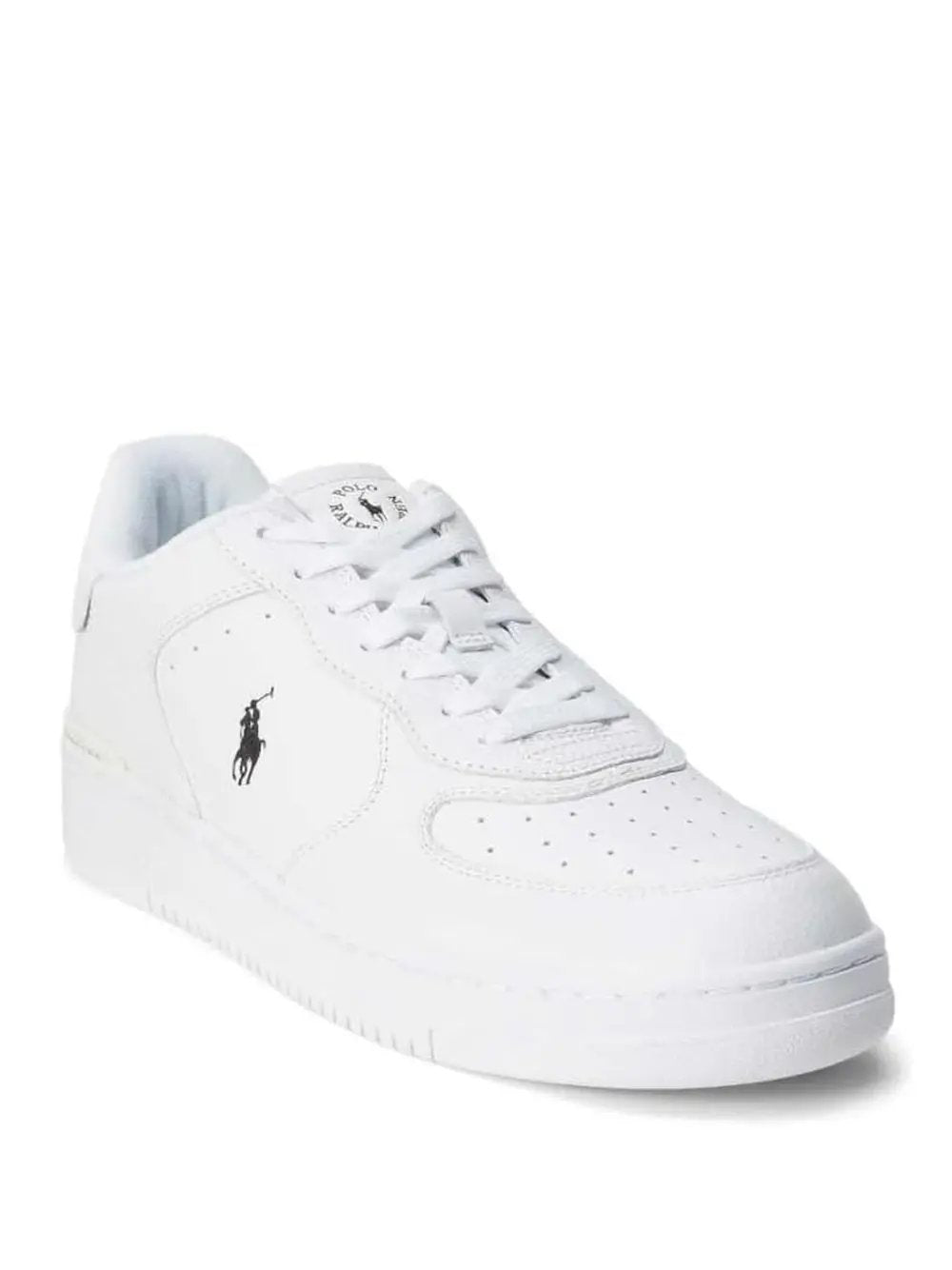 Sneakers Ralph Lauren Uomo Masters Crt Low Top Bianco Ralph Lauren  Angolo dello Sport