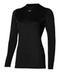 Sottomaglia Mizuno Donna MiD-Light W. Crew Shirt Wos Nero Mizuno  Angolo dello Sport