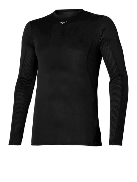 Sottomaglia Mizuno Uomo MiD-Light Weight Crew Shirt Nero Mizuno  Angolo dello Sport