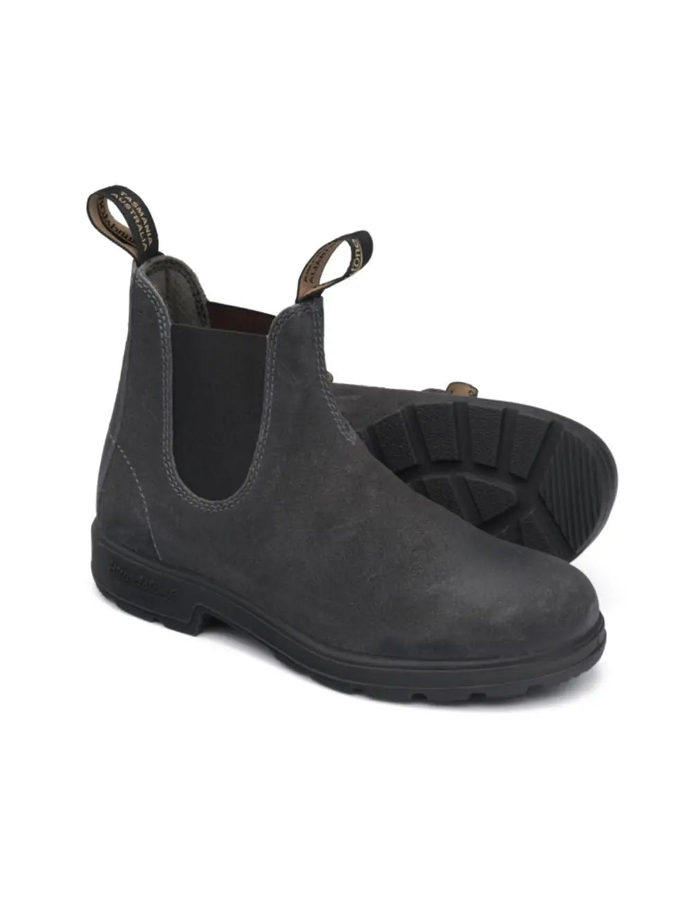 Stivaletti Blundstone 1910 Steel Grey Waxed Suede Uomo - Grigio