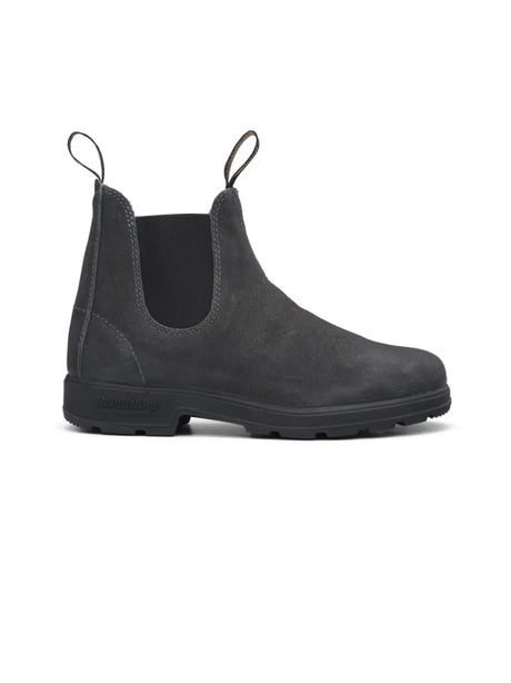 Stivaletti Blundstone 1910 Steel Grey Waxed Suede Uomo - Grigio